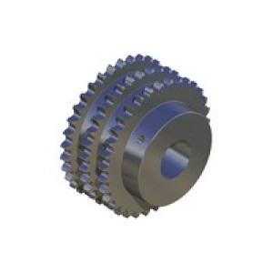 Звездочки 16B-3 для приводных цепей BS/ISO 16B-3 шаг 25,4 мм со ступицей PHS 16B-3BH24