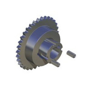 Звездочки 100-1 шаг 31,75 мм со ступицей PHS 100-1TBH20