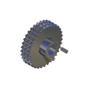 Звездочки 12B-3 с коническим отверстием шаг 19,05 мм без ступицы PHS 12B-3TBH19