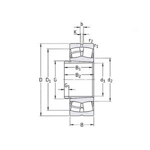 Сферический роликоподшипник на стяжной втулке 240/630 ECK30J/W33 + AOH 240/630 G