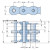 Цепь приводная роликовая двуxрядная стандарта ANSI PHC 80-2