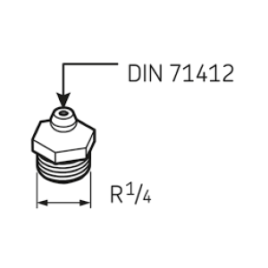 Пресс-маслёнка G 1/4 LAPG 1/4