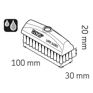 Кисть 30 x 100 мм LAPB 3x10E1