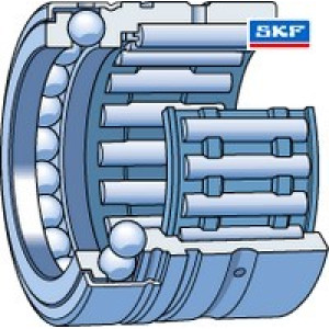 Комбинированный упорный шарикоподшипник с игольчатыми роликами, упорный бессепараторный шарикоподшипник NX 35