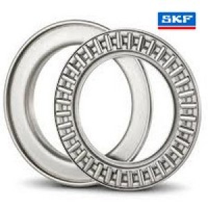 Упорный игольчатый роликоподшипник с центрирующим фланцем и соответствующими шайбами AXW 40