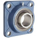 Подшипниковый узел типа FY с литым фланцевым квадратным корпусом, со стопорным винтом, для дюймовых  валов FY 1 TF